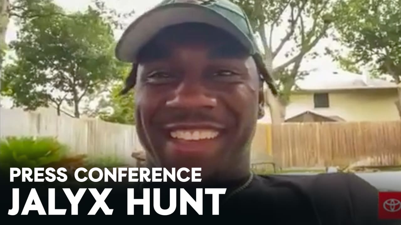 Press Conference: Jalyx Hunt | April 27, 2024