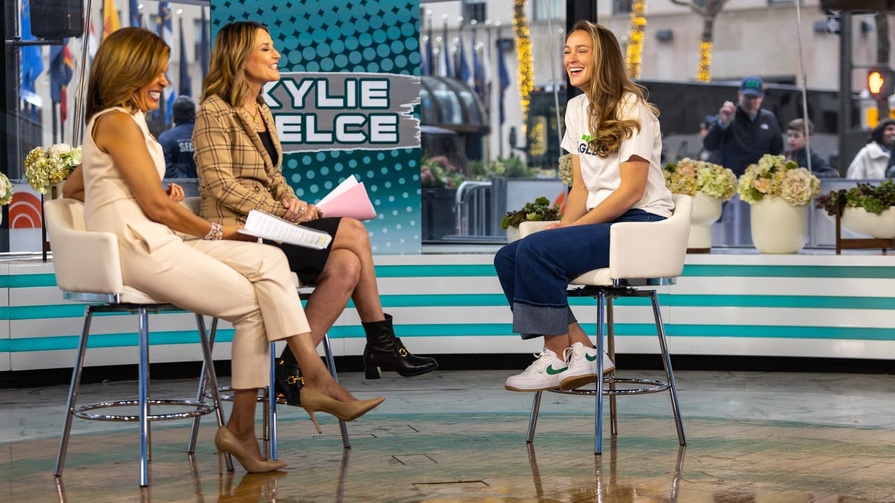 Kylie Kelce joins the TODAY Show to highlight the Eagles Autism Foundation