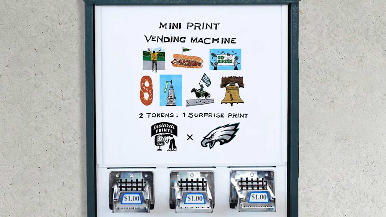 Eagles fans attending Sunday's game can get exclusive Inciardi Prints