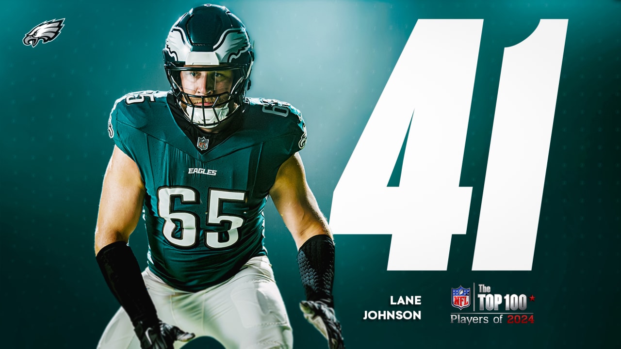 Where did Lane Johnson land on the NFL Top 100 Players of 2024? 
