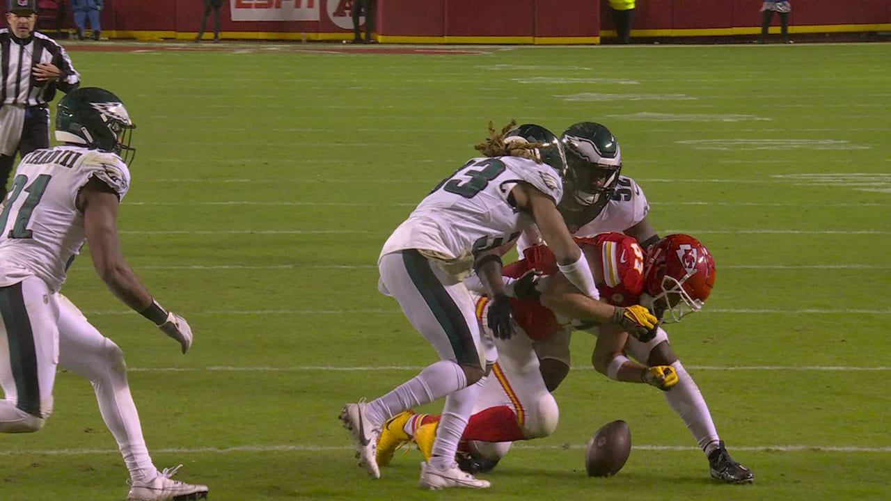 Highlight: Bradley Roby forces Travis Kelce to cough up the ball