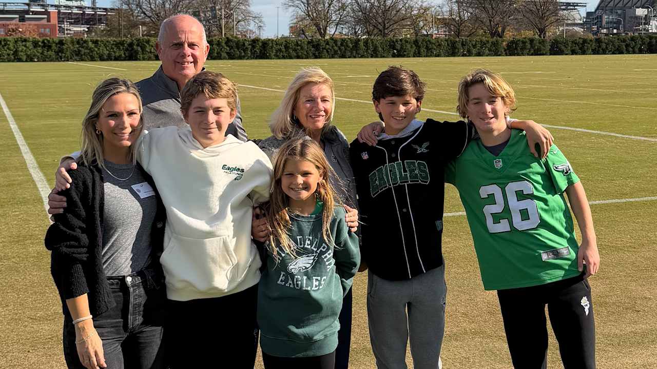 Orlovsky family shares 'special' experience at Eagles Autism Foundation All Abilities Clinic