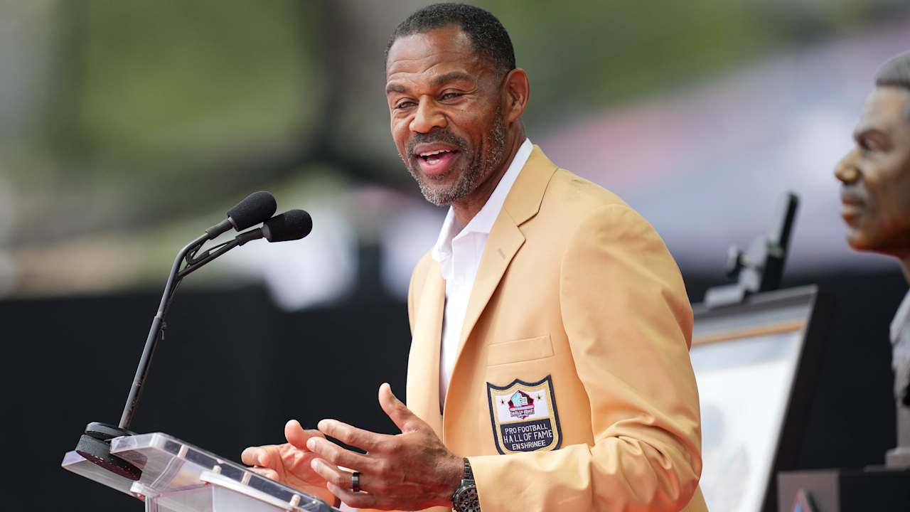 Eric Allen gives his Pro Football Hall of Fame induction speech