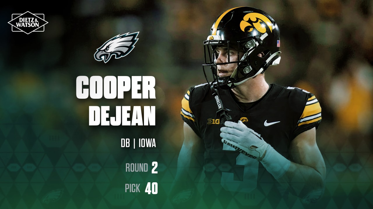 Eagles select DB Cooper DeJean with the 40th overall pick