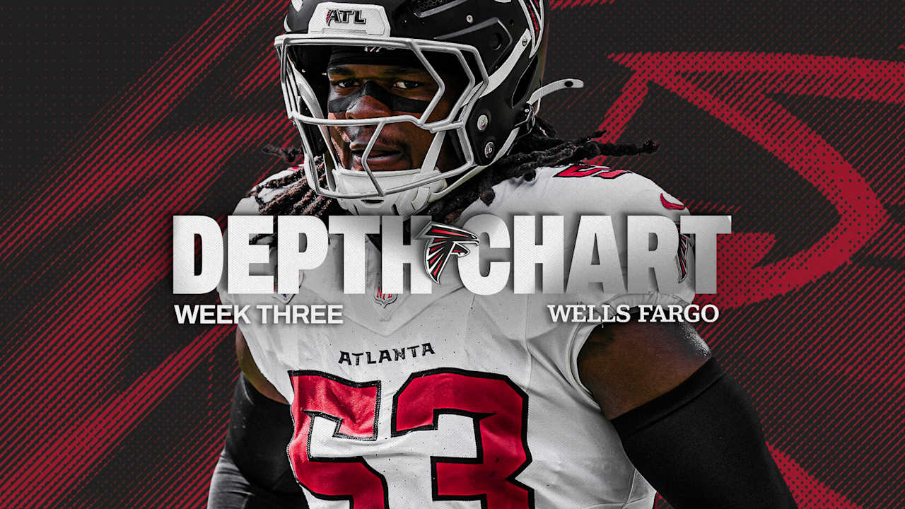 Atlanta Falcons' Week 3 depth chart vs. Green Bay Packers - Atlanta Falcons