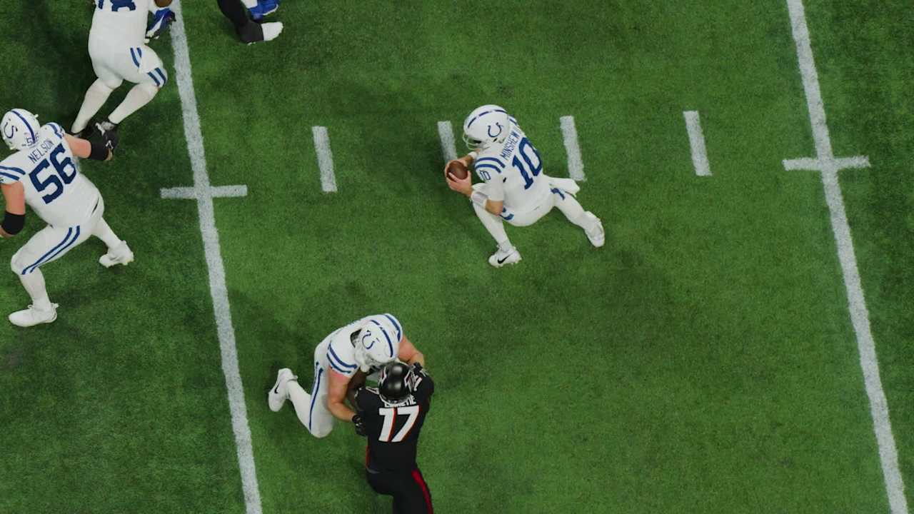 ROOF CAM: Jessie Bates III interception vs Colts