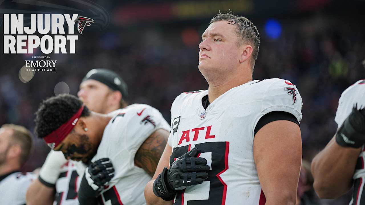 Falcons injury report: 2 starting offensive linemen miss second ...