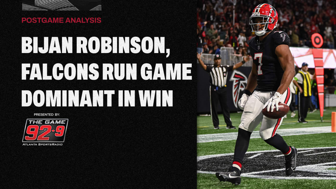 Bijan Robinson, Falcons Run Game Dominate In Season-high Rushing Effort