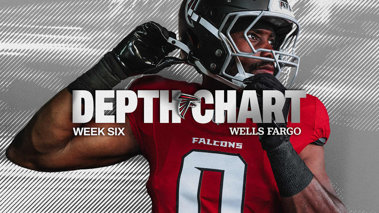 Atlanta Falcons' Week 6 depth chart vs. Chicago Bears