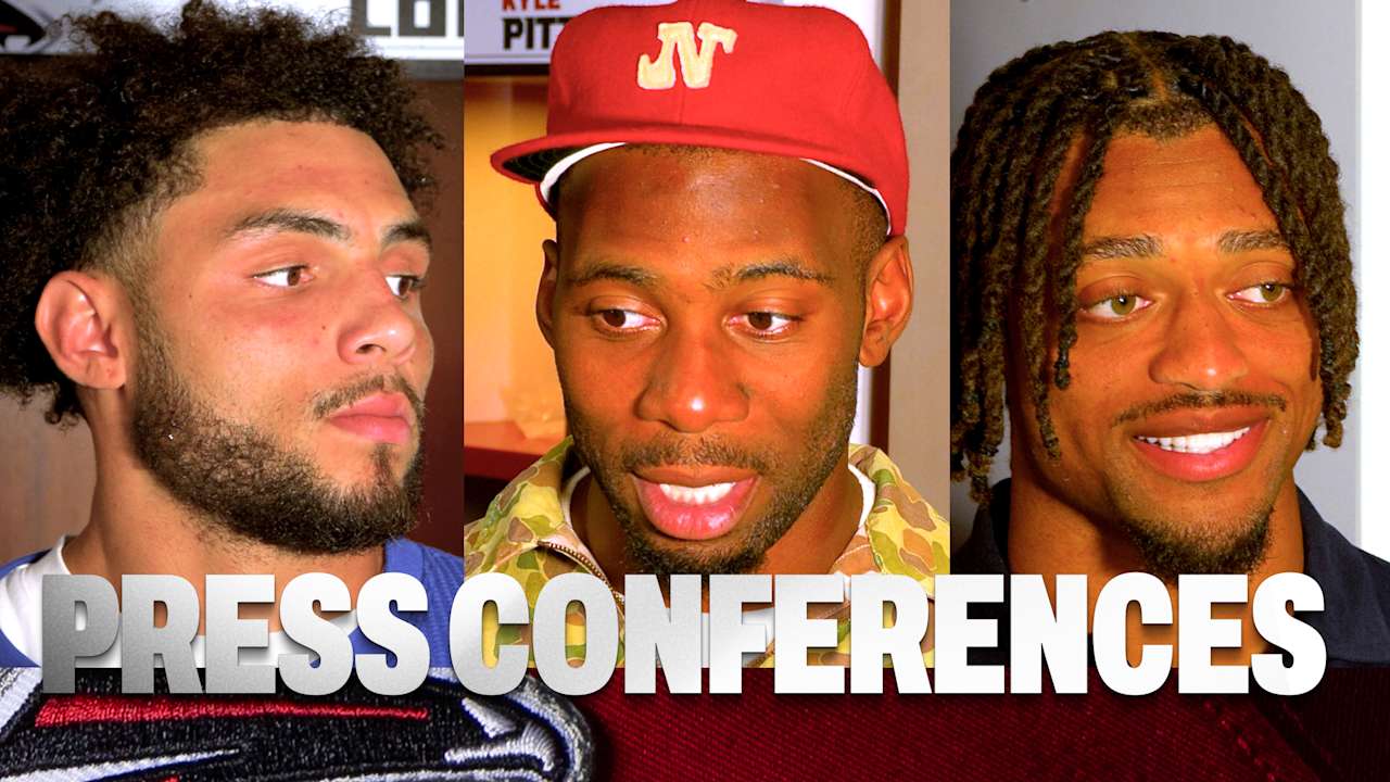 Drake London, Kyle Pitts Sr., AJ Terrell Jr. & more Falcons speak to ...