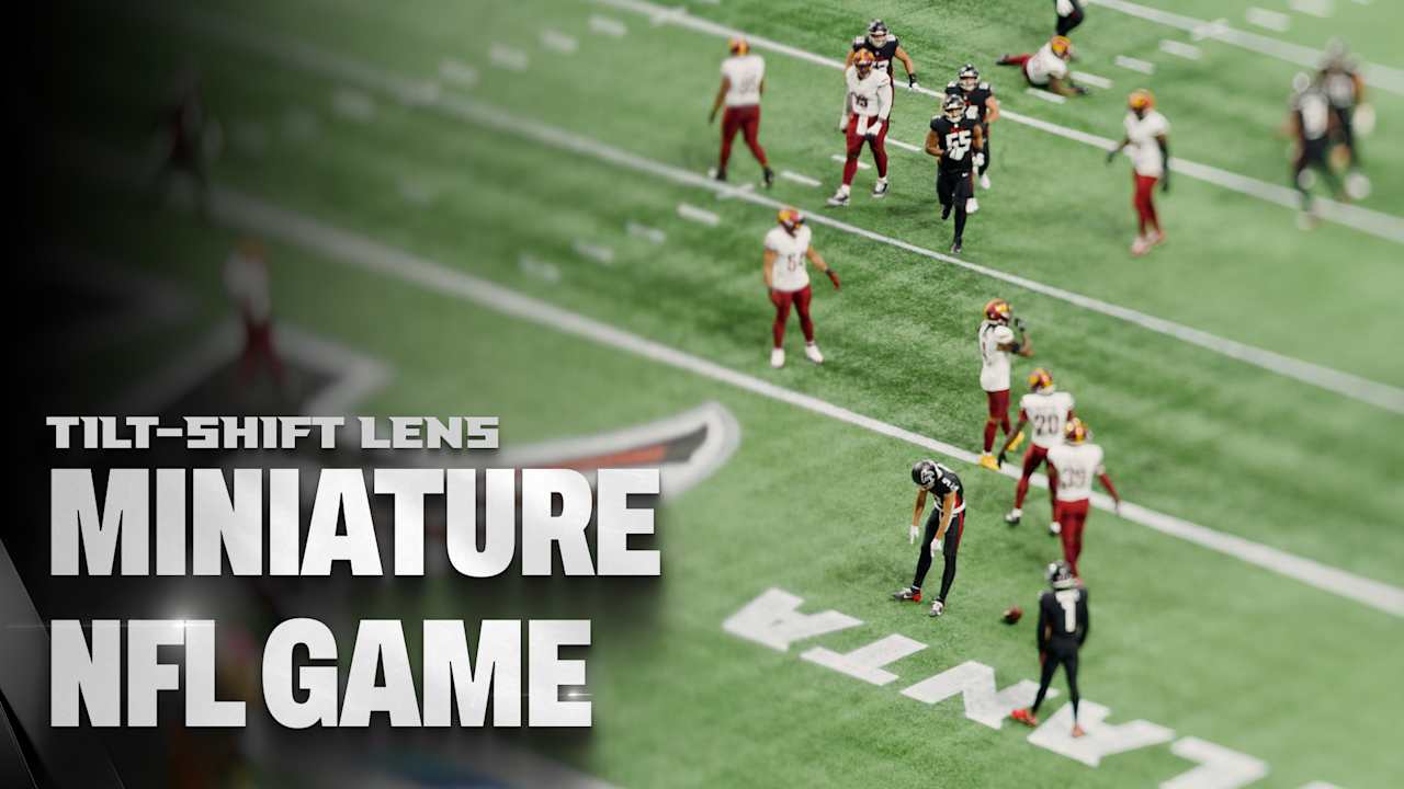 Miniature NFL Game | Tilt-Shift Lens | Falcons vs Commanders