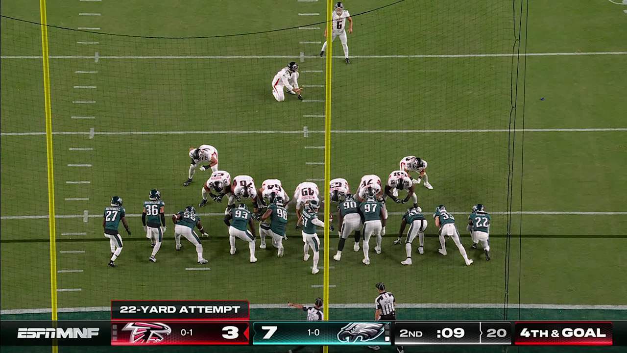 Koo's 22yard FG makes trims Eagles' lead to 76 vs. Falcons