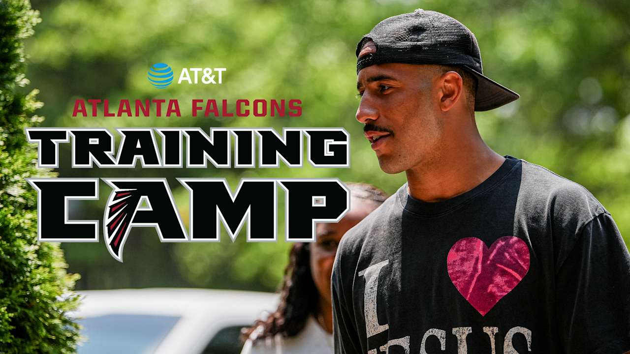 Atlanta Falcons arrive for 2026 AT&T Training Camp