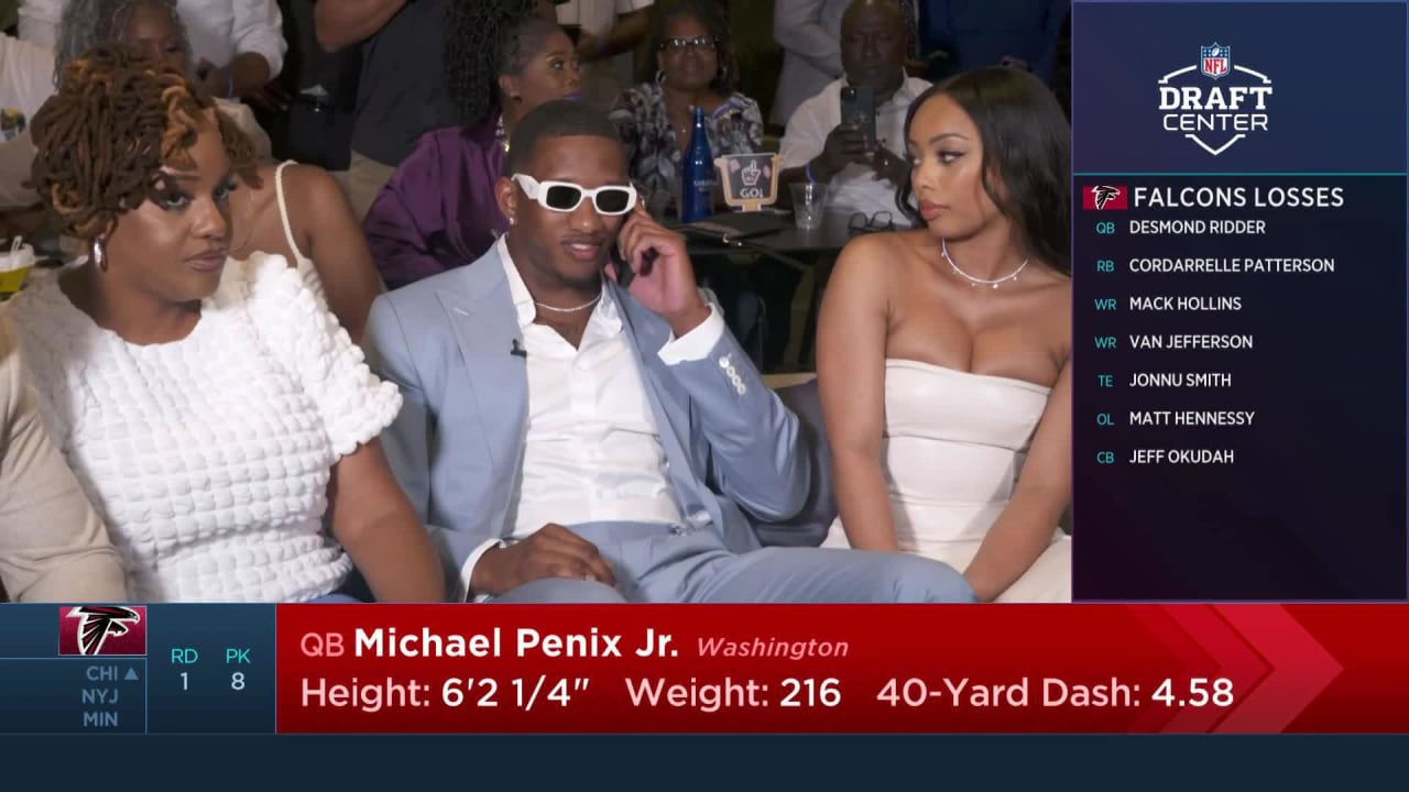 Lewis, Brooks, Zierlein react to Falcons selecting Michael Penix Jr. No