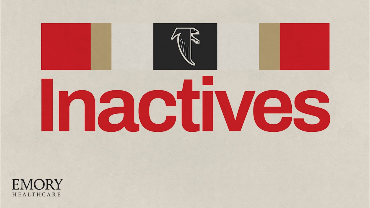 Atlanta Falcons inactives for ‘Monday Night Football’ vs. Buffalo Bills