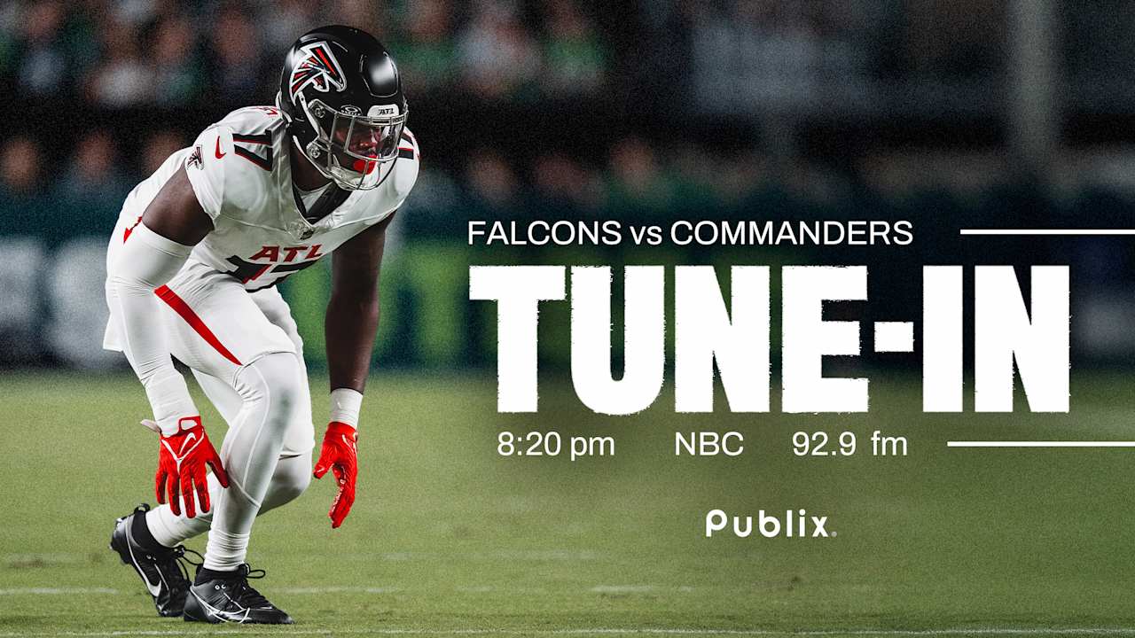 Where to watch Atlanta Falcons vs. Washington Commanders