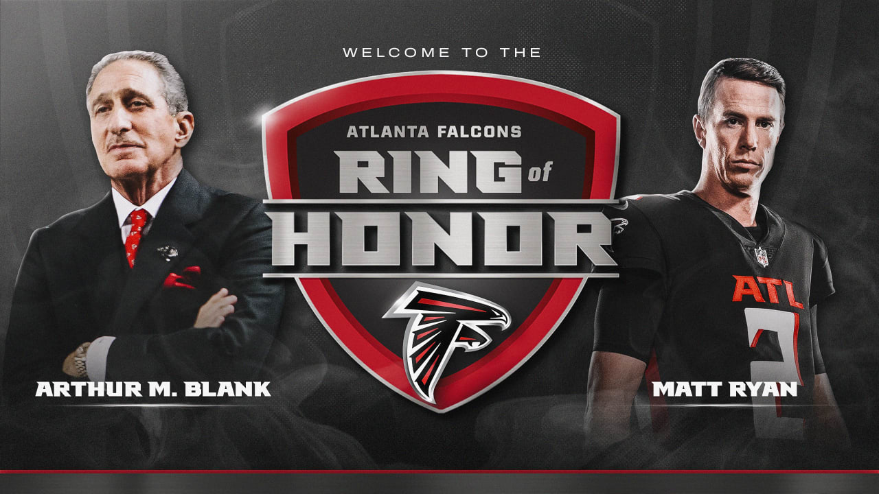 Falcons to induct owner Arthur M. Blank, quarterback Matt Ryan into Ring of  Honor in 2024