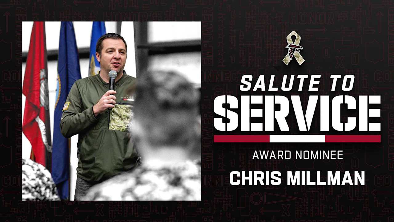 Senior Vice President of Community Engagement & Sports Philanthropy 
Chris Millman named Atlanta Falcons 2024 Salute to Service Award Nominee 