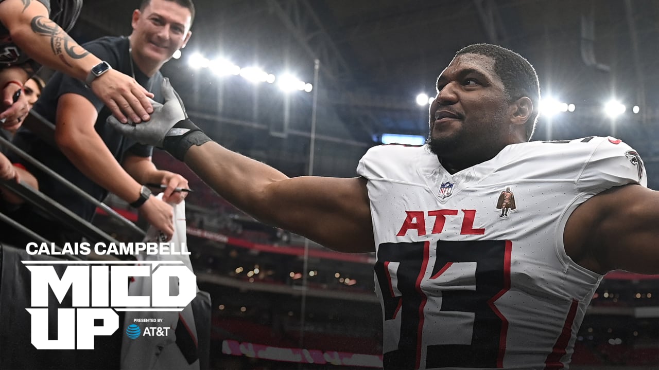 "Your job is passion and focus!" Calais Campbell is mic'd up in game