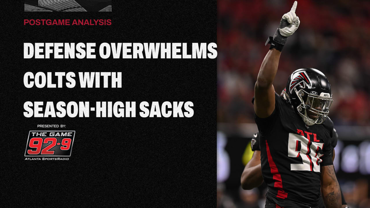 'This was what it's supposed to look like': Falcons pass rush overwhelms Colts with a season-high in sacks - Vimarsana News