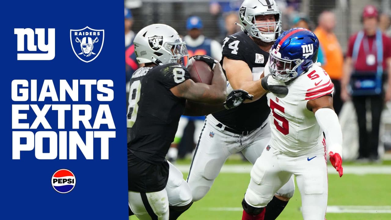 Giants Extra Point Giants vs. Raiders Recap