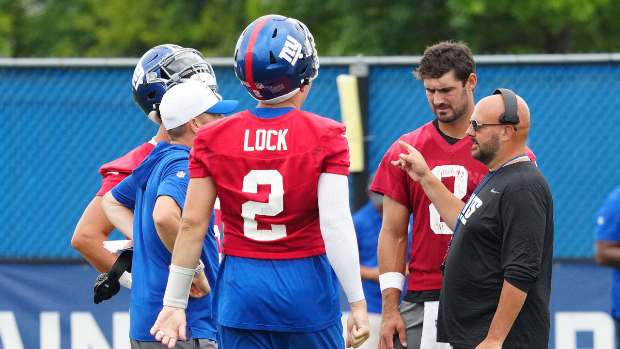 Notebook: Latest on Drew Lock; Giants not expected to add another QB