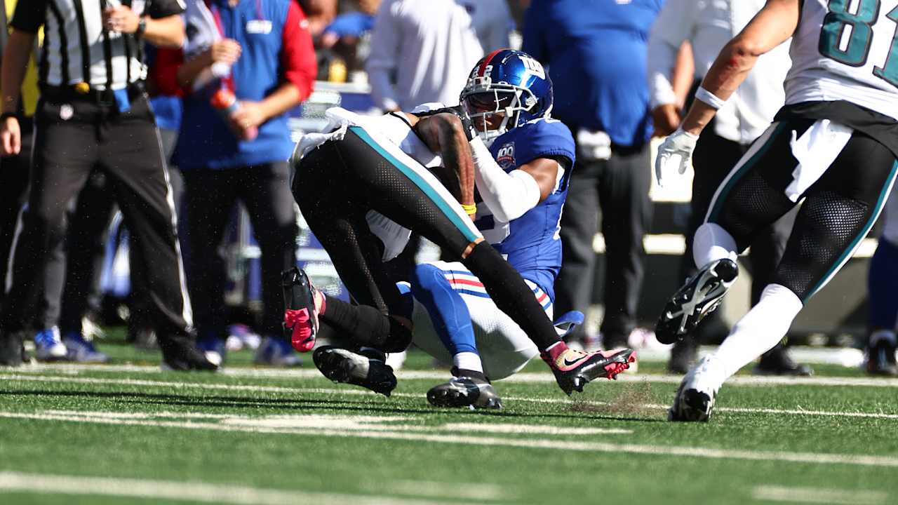Dru Phillips registers second TFL of game Giants vs. Eagles Highlights