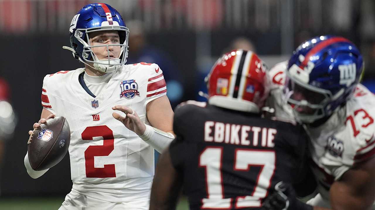 Turnovers, penalties cost Giants in loss to Falcons