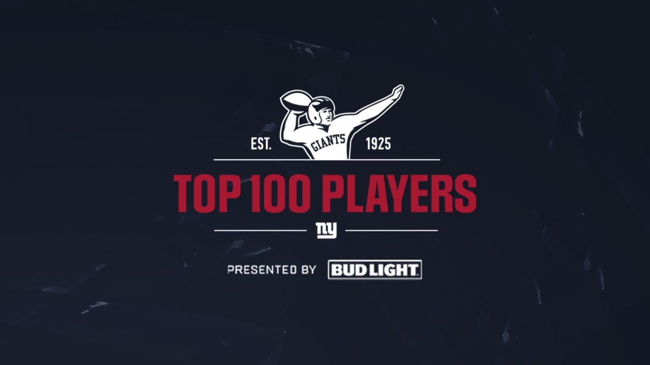 Top 100 Players in New York Giants History