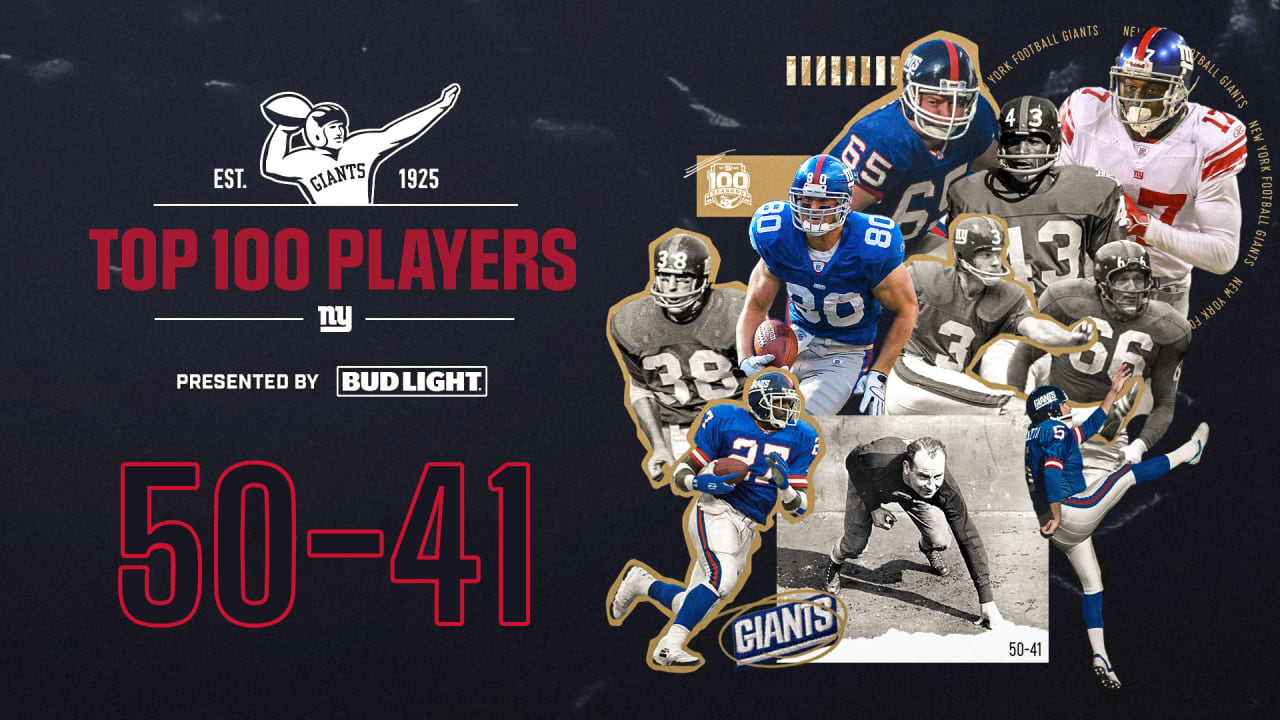 New York Giants Top 100 Players | 50-41 announced!