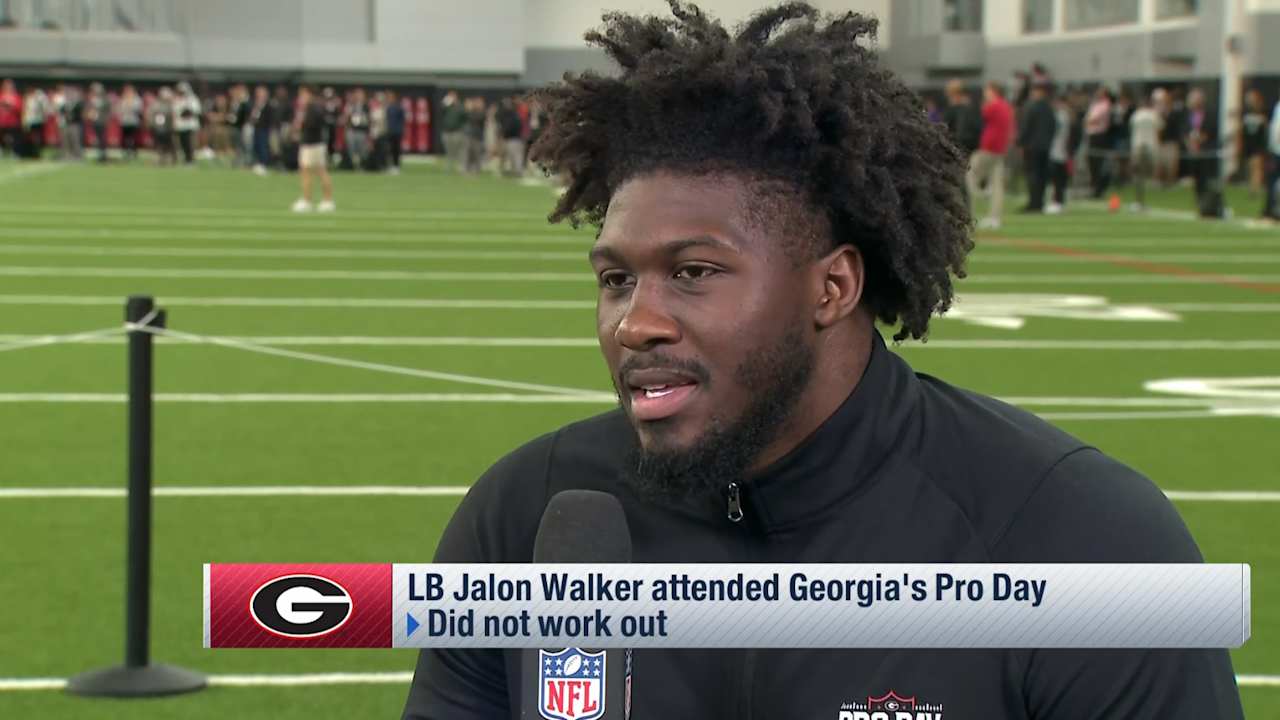 LB Jalon Walker talks health status at Georgia Pro Day
