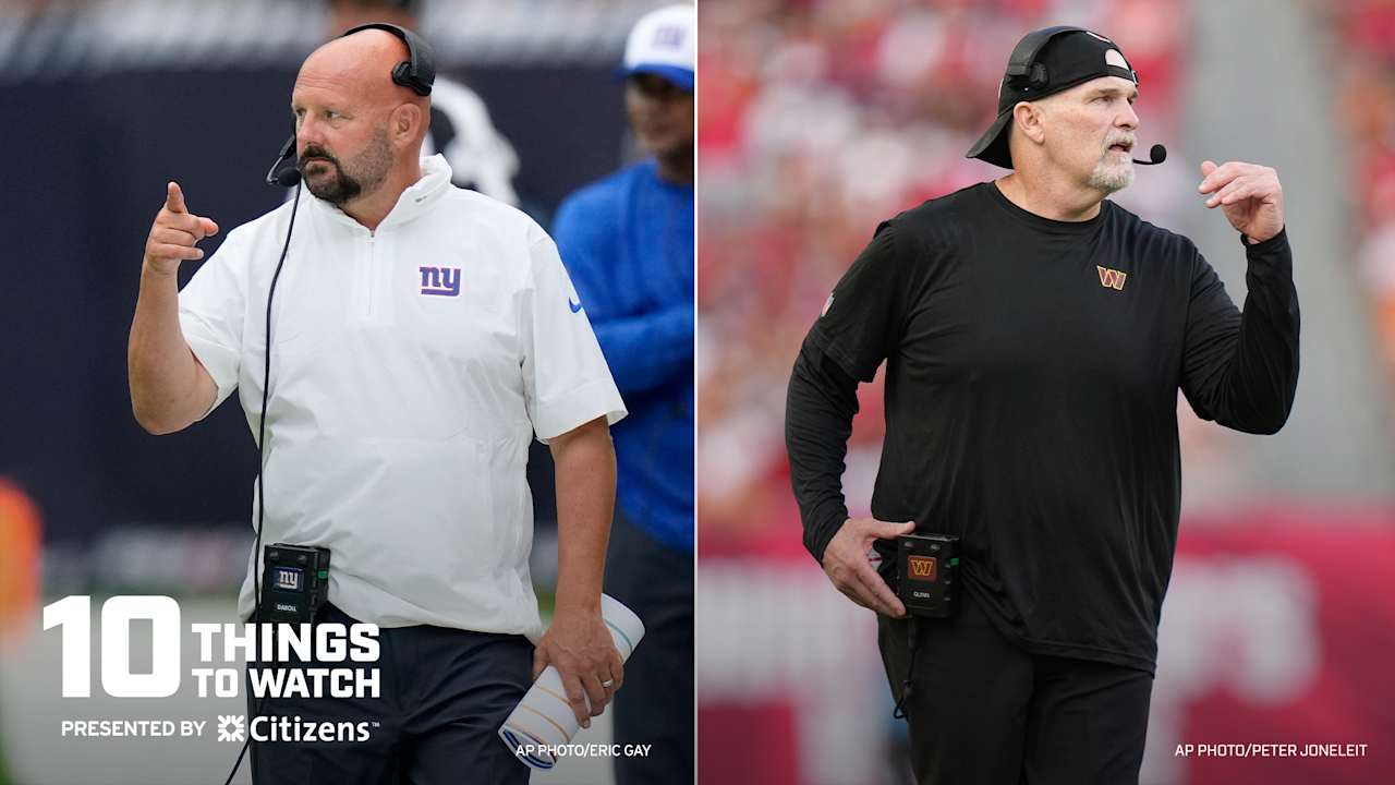 10 things to watch in Giants vs. Commanders