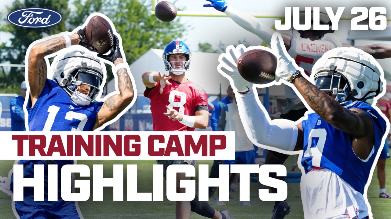 🎥 Highlights (7/26): Top plays from training camp