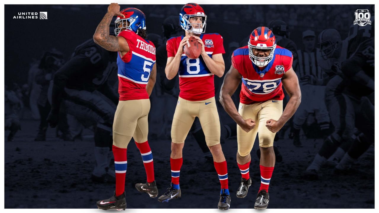 Giants unveil Century Red 100th season commemorative uniform