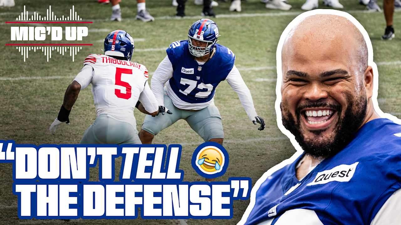 Jermaine Eluemunor Mic'd Up: 'Don't tell anyone on defense'