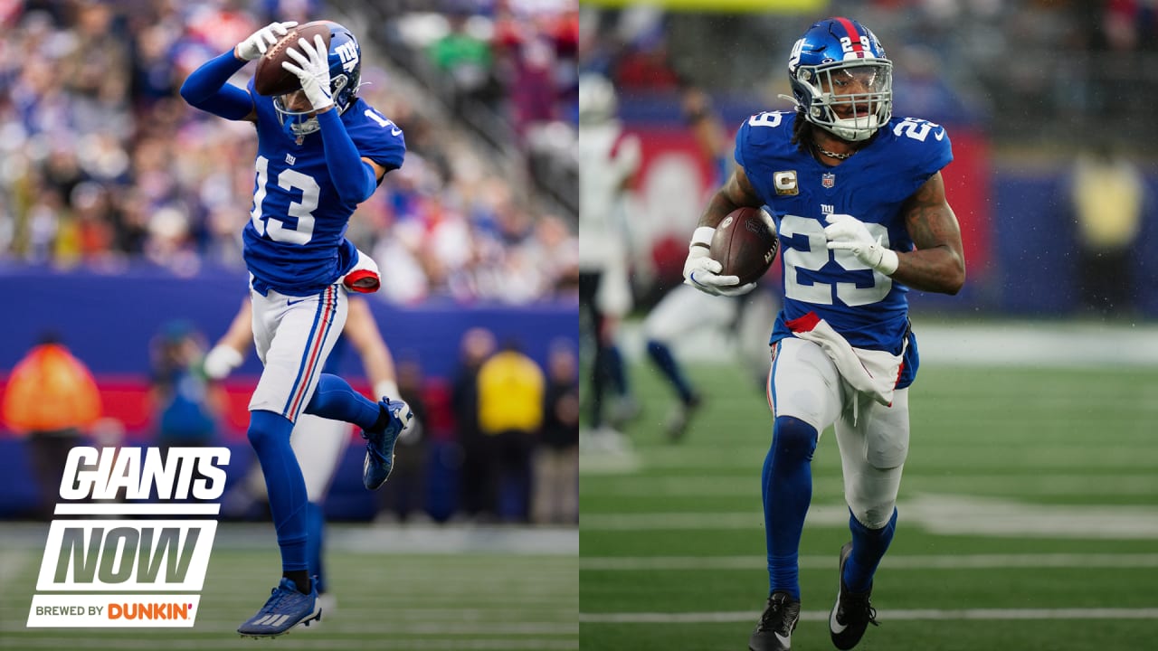 Giants Now: Jalin Hyatt, Xavier McKinney named to PFF Team of the Week