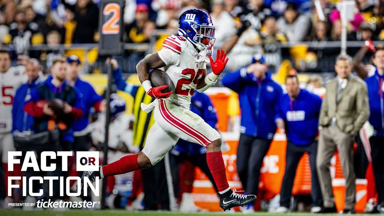 Fact or Fiction: Predicting Giants’ yardage leader for Sunday (and rest of season)