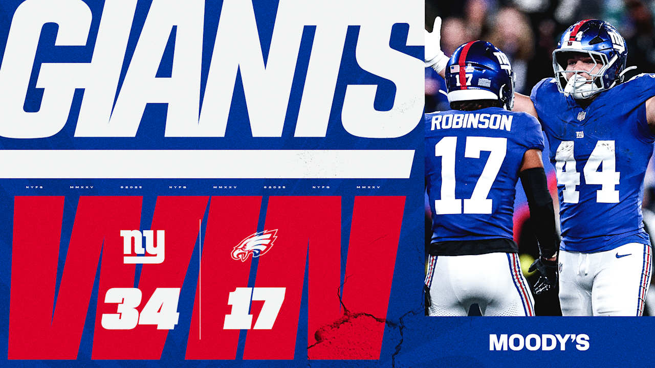 Instant Analysis: Giants defeat Eagles, 34-17, on Thursday Night Football