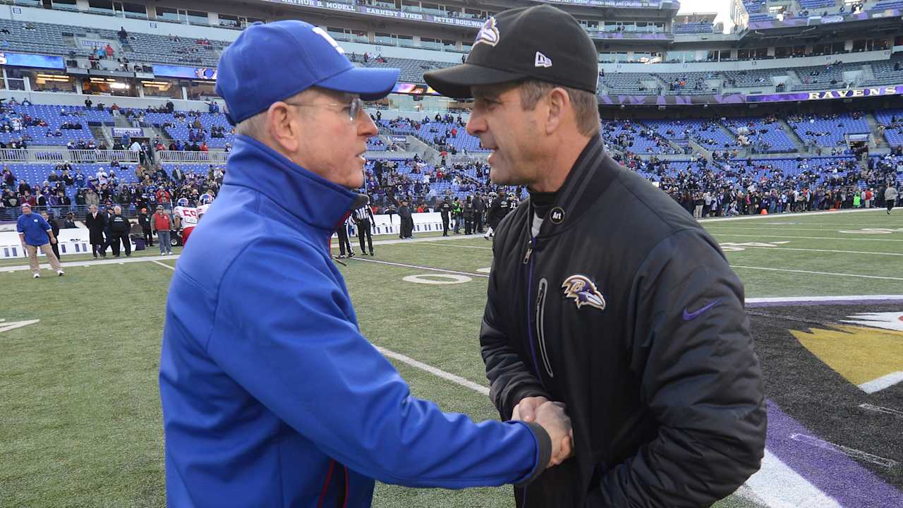 Get to Baltimore: Tom Coughlin made sure Giants landed John Harbaugh - Giants.com image