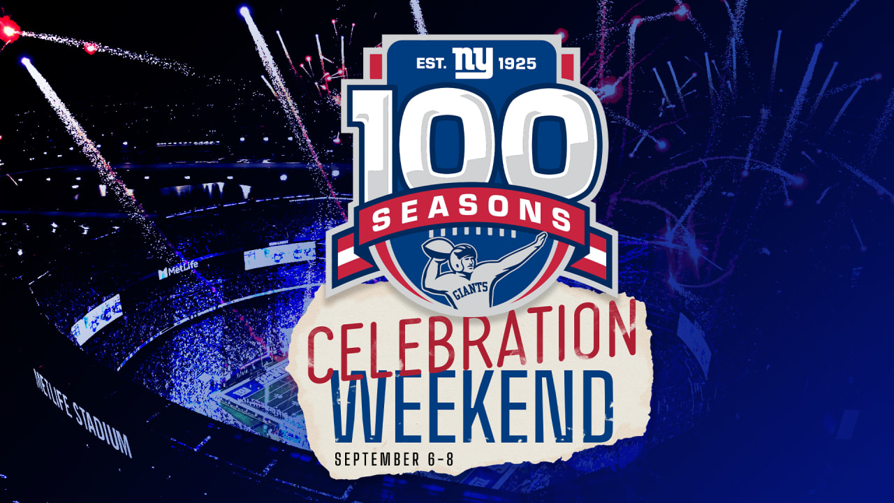 Giants announce 100th Season Celebration Weekend