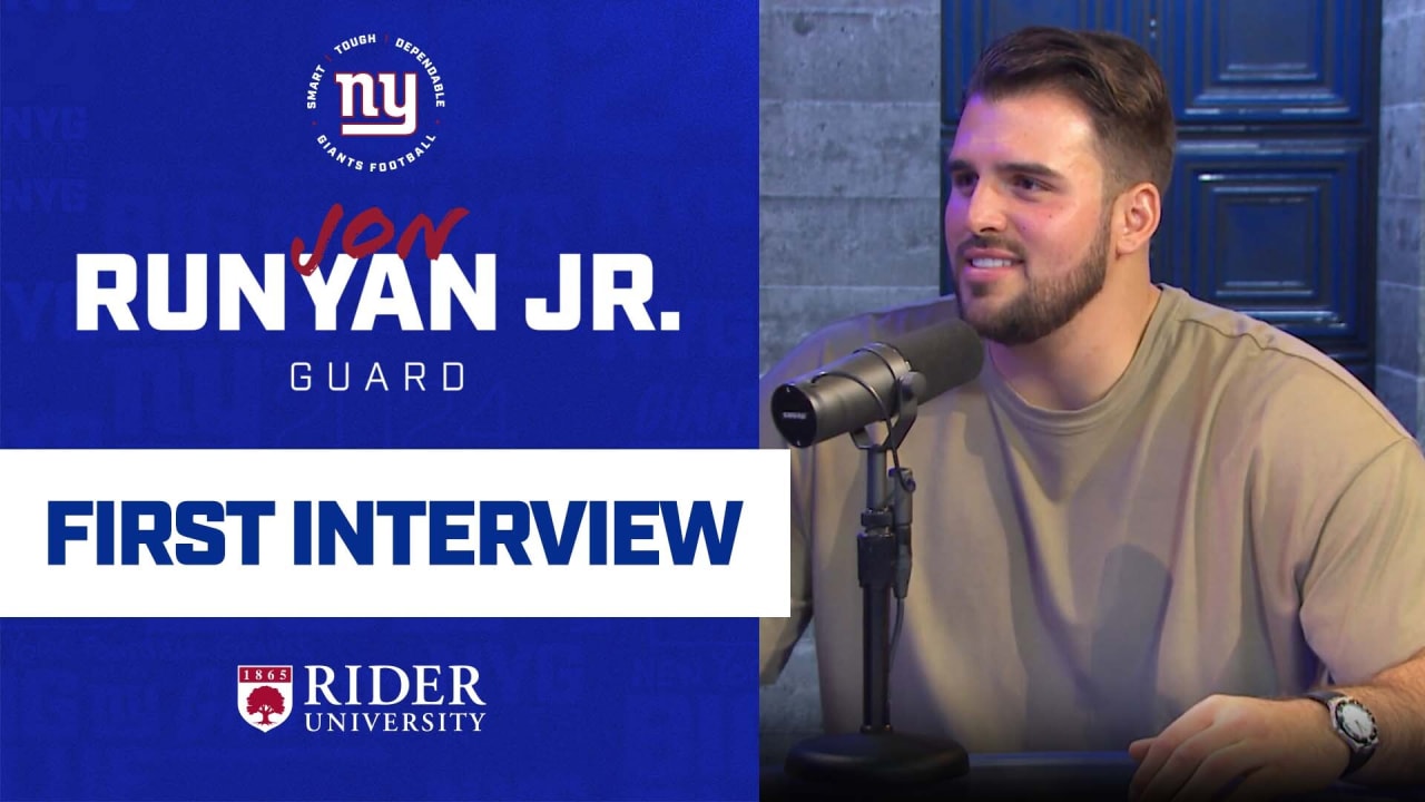 First Interview: Jon Runyan Jr. talks toughness up front