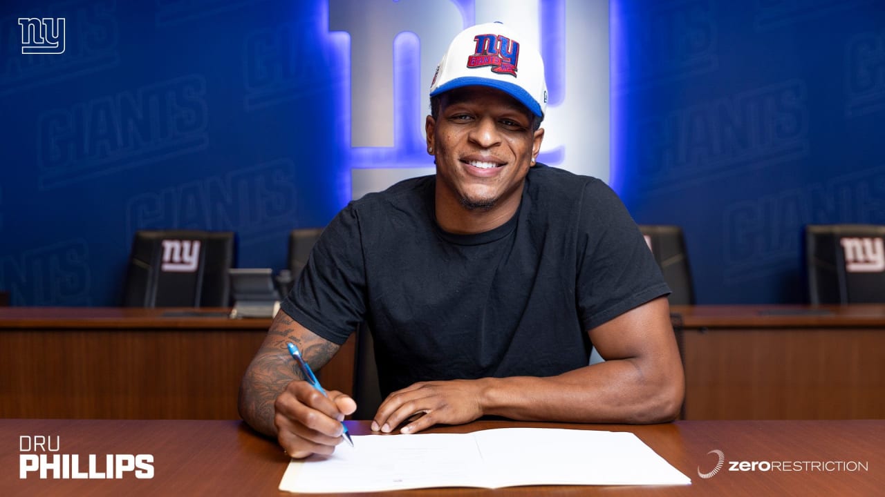CB Dru Phillips, Giants' 3rd-round draft pick, signs rookie contract