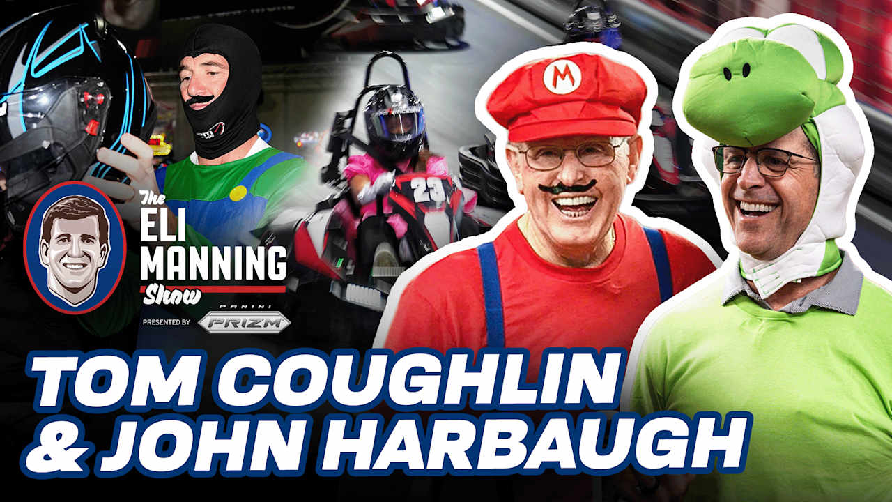 The Ultimate Mario Kart Race with Tom Coughlin & John Harbaugh | The Eli Manning Show