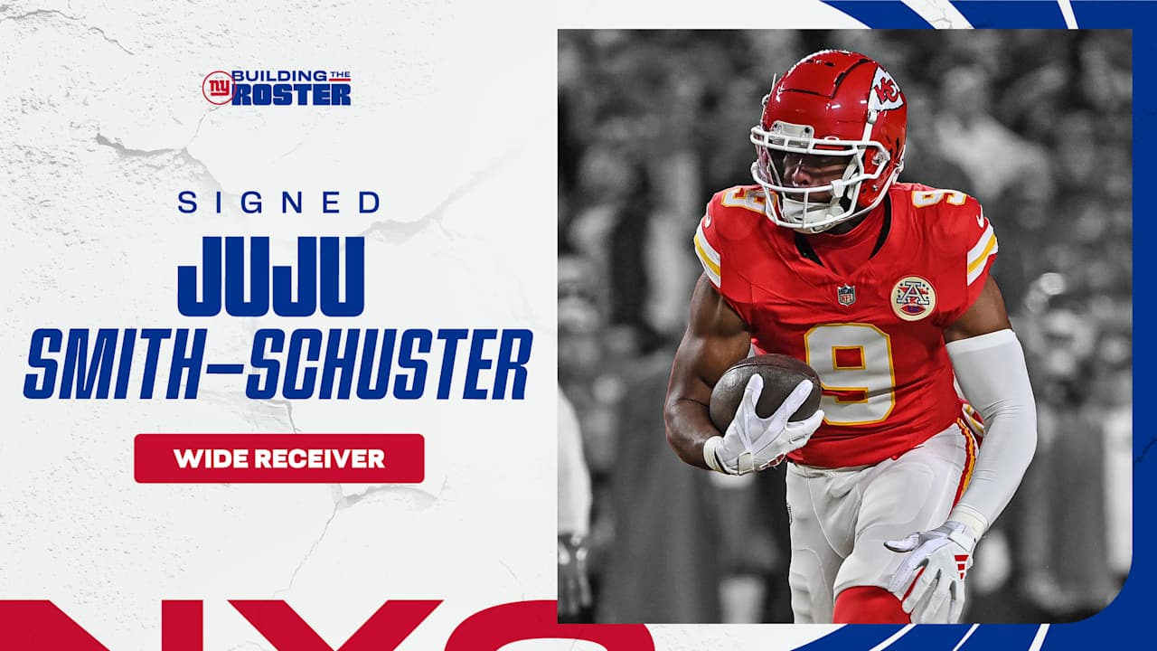 Giants sign WR JuJu Smith-Schuster; K Jason Sanders released - Giants.com