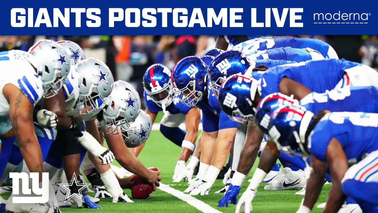 Cowboys giants best sale game live