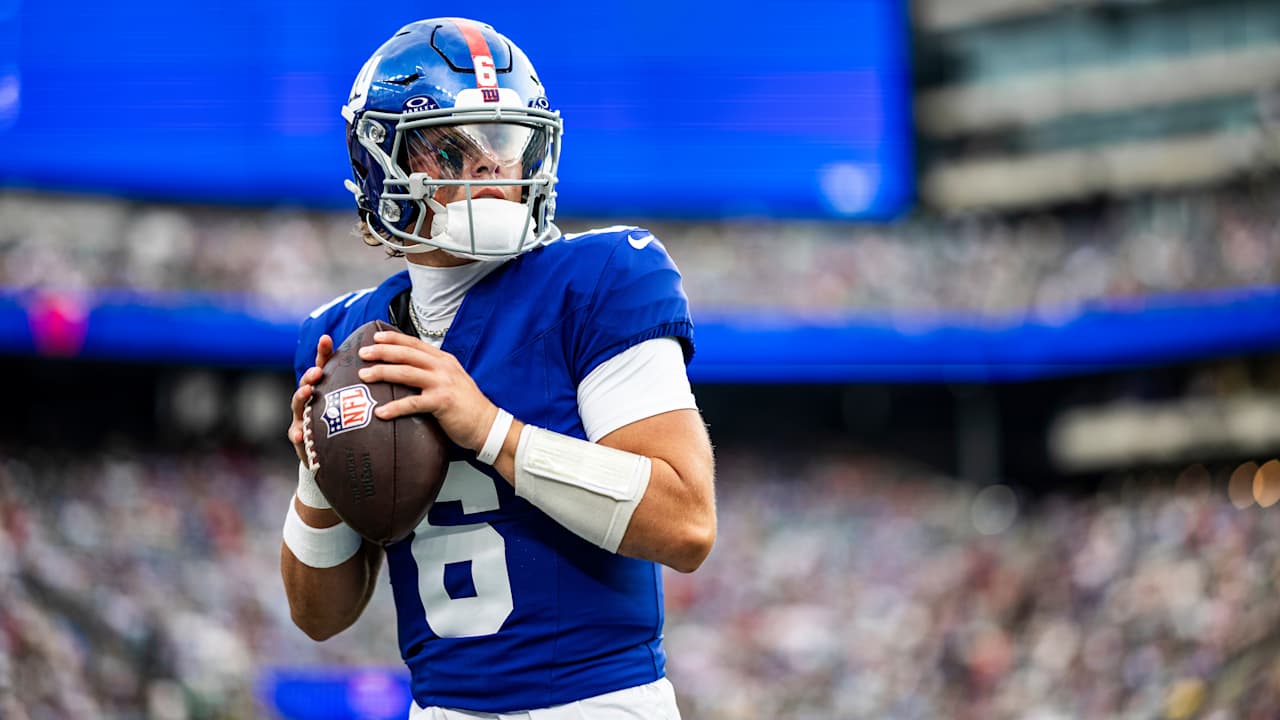 Jaxson Dart ready to lay everything on line for Giants
