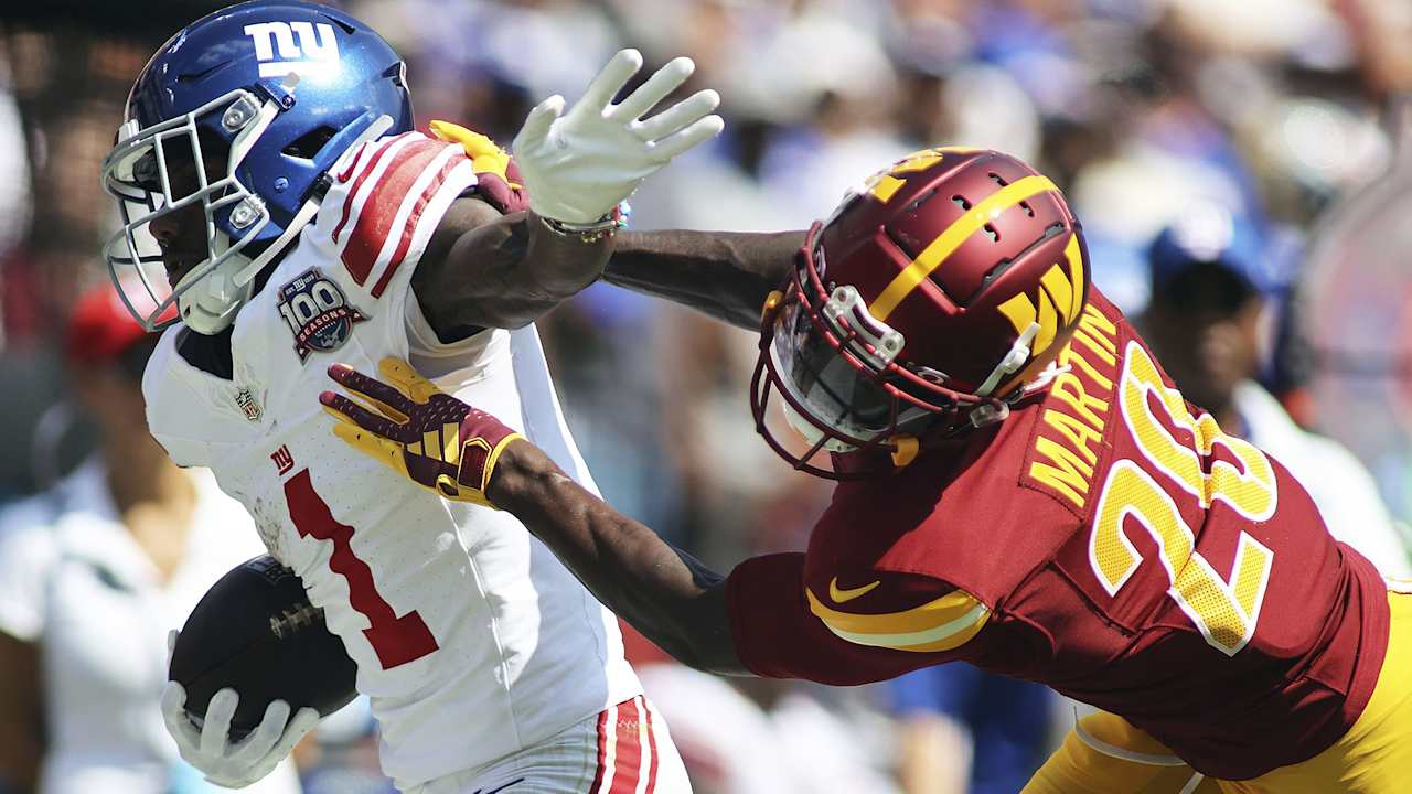 Giants come up short in last-second loss to Commanders