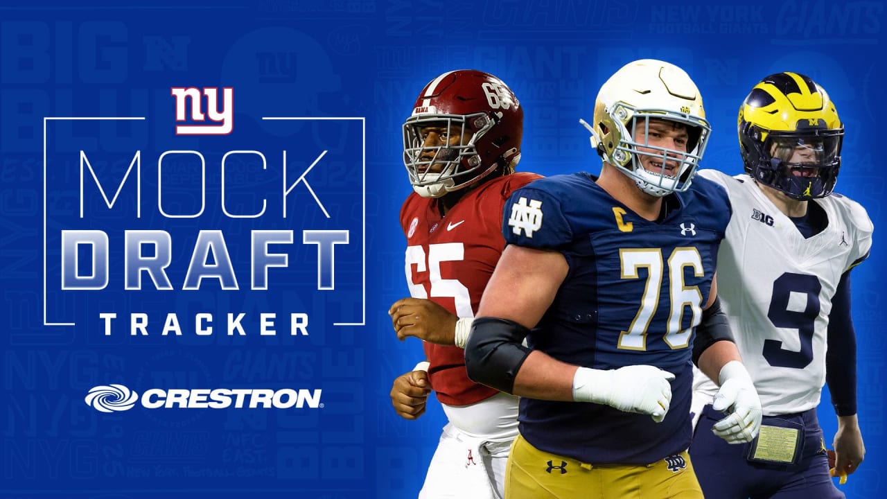 NFL Draft Tracker 2024 Giants' top pick predictions and free agency