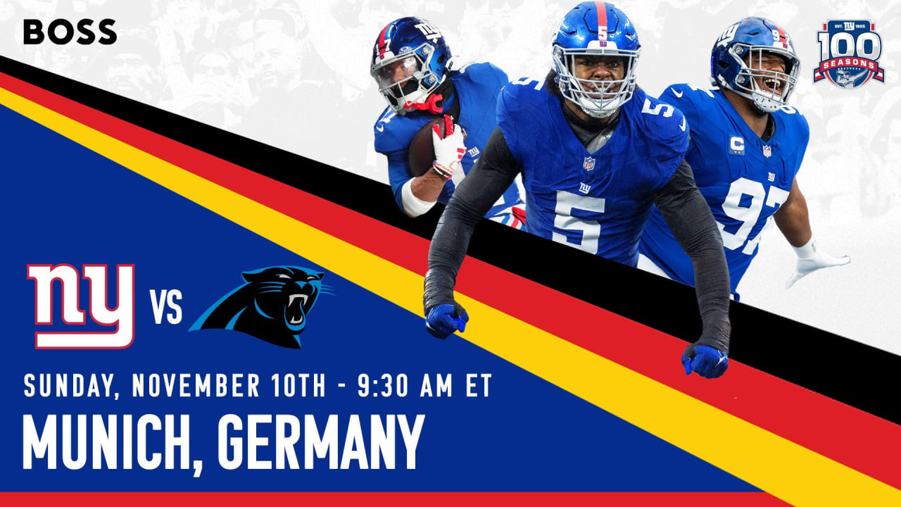 Giants to face Panthers in Munich, Germany, on Nov. 10, 2024
