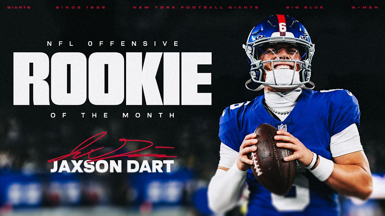 Jaxson Dart named NFL Offensive Rookie of the Month